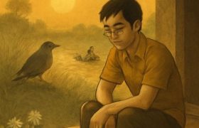 lặng thầm bạn với cô đơn - Tân Quảng